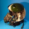 SHL-78 leather helmet, KM-32 oxygen mask, ZSH-3 outer helmet / Кожаный шлем - ШЛ-78 ((модернизированный кожаный шлем на базе ШЛ-50)