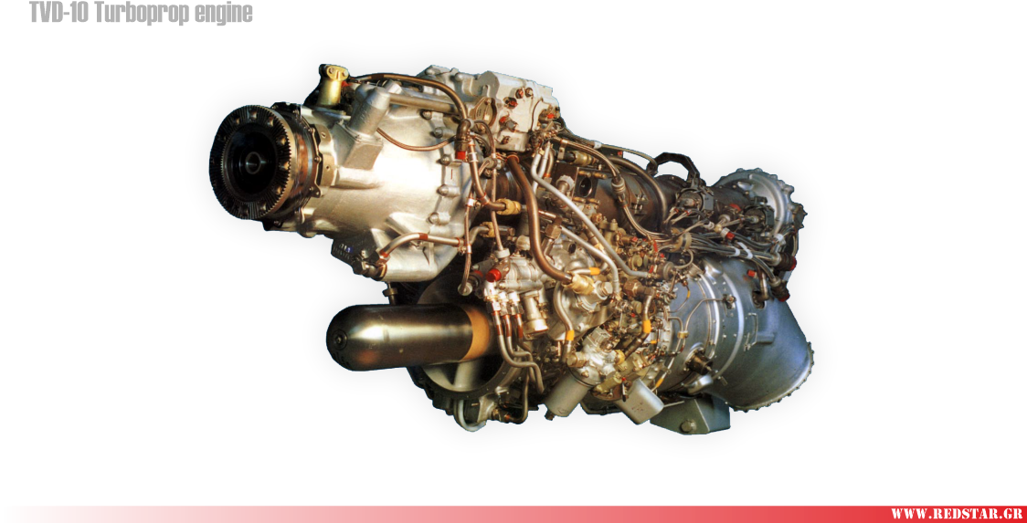 Glushenkov TVD-10B Turboprop engine