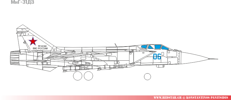 МиГ-31ДЗ “Foxhound” © Konstantinos Panitsidis