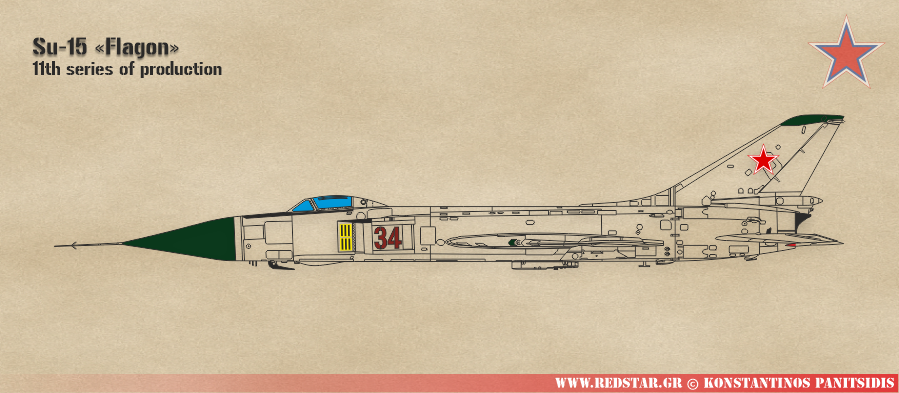 Su-15 Flagon Fighter-interceptor