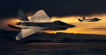 Su-75 “CheckMate” Light tactical aircraft. First flight:-  © Rostec