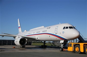 Ту-214ПУ-СБУС Самолёт специального назначения-пункта управления. Первый полет: 2017г. (2018г.) © ОАК