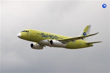 SJ-100 Αεριωθούμενο περιφερειακό επιβατικό αεροσκάφος. Πρώτη πτήση: 17 Μαρτίου 2025 © UAC