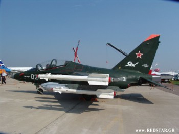 Τυπική διαμόρφωση οπλισμού του Yak-130 © Konstantinos Panitsidis