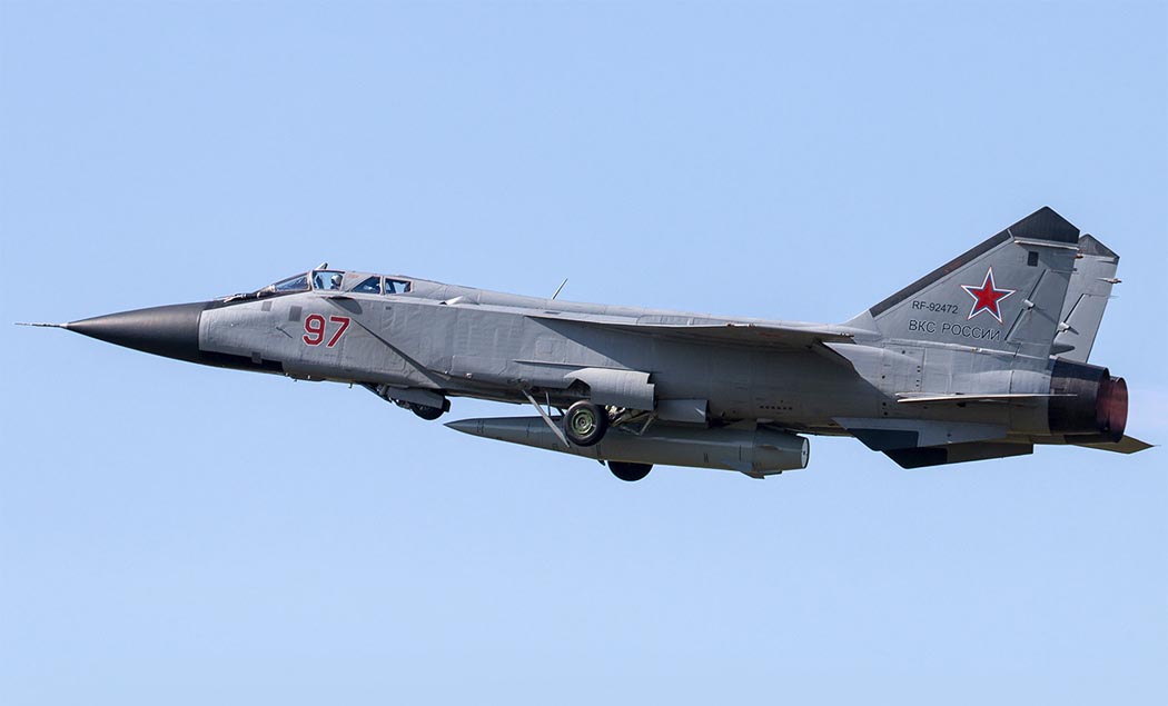 MiG-31K Αεροσκάφος κρούσης πολλαπλού ρολού Πρώτη πτήση: 2018 © Kirill Naumenko