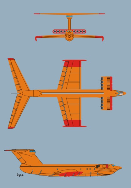 Spasatel-2  Updated rescue ekranoplan craft © Konstantinos Panitsidis 