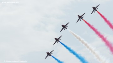 "Red Arrows" Ακροβατικό αεροπορικό σμήνος της Βασιλικής Βρετανικής αεροπορίας © Konstantinos Panitsidis