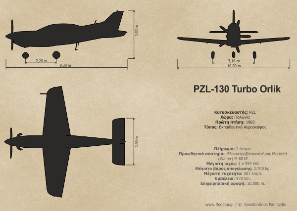 PZL-130 Turbo Orlik © Konstantinos Panitsidis
