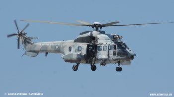 Flight demonstration of a AS 332 C1 Super Puma HAF. Athens Flying Week 2013 © Konstantinos Panitsidis
