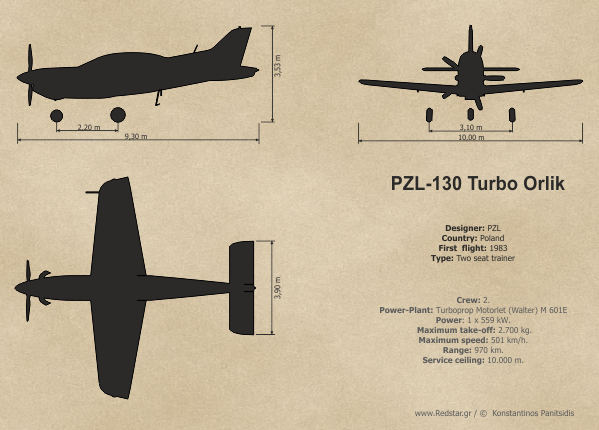 PZL-130 Turbo Orlik © Konstantinos Panitsidis