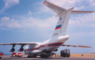 Il-76P (TDP) Firefighting aircraft. First flight: 1989 © www.redstar.gr