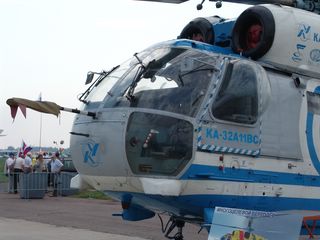 The name of the helicopter version uses Latin letters, it is written in the same way in Russian as Ka-32A11BC and in English as Ka-32A11BC. Several times it appears as Ka-32A11VS (it may be mistranslated) © Konstantinos Panitsidis