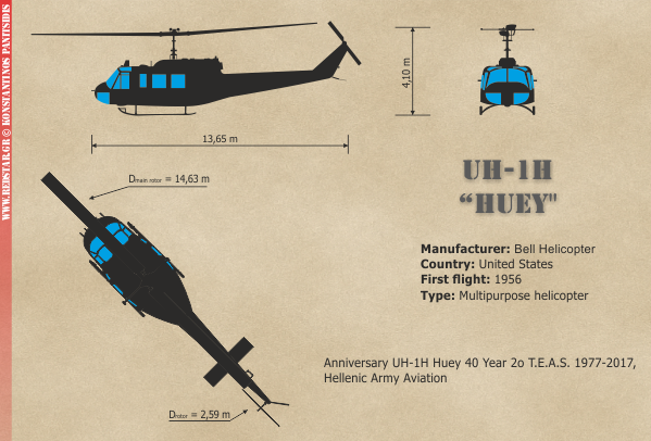 Ε/Π UH-1H Huey © Konstantinos Panitsidis