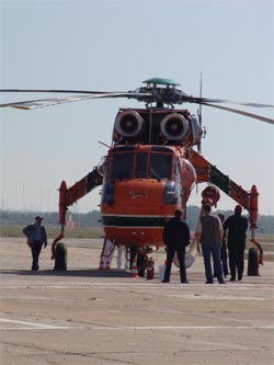 S-64 Skycrane Ελικόπτερο πολλαπλού ρόλου. Πρώτη πτήση: 1962 © Konstantinos Panitsidis