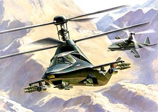 Ka-58 Black Ghost. Combat helicopter technology Stealth!