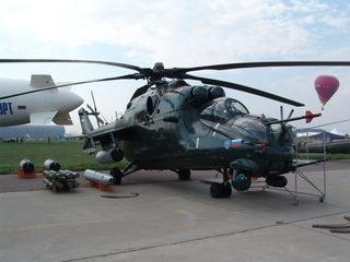 Mi-35M Multipurpose assault helicopter. First flight: 1988 © Konstantinos Panitsidis