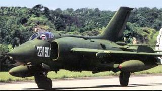 Q-5E/F Fantan Attack aircraft. First flight: 1996