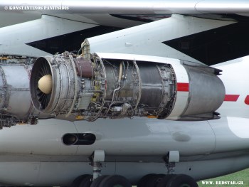 Ο κινητήρας D-30KP-2, στατική έκθεση MAKS-2007 © Konstantinos Panitsidis