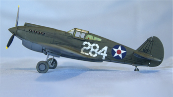 Curtis P40B Warhawk (Airfix 1:72) Κατασκευή Μάρκος Ανδρέου