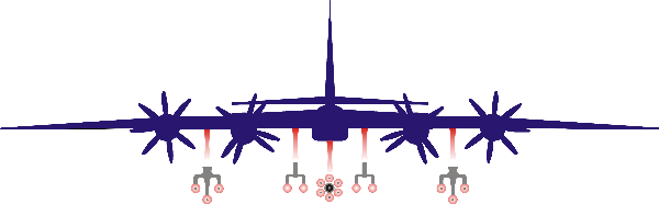 Tu-95-MS-16. Σχέδιο © Konstantinos Panitsidis