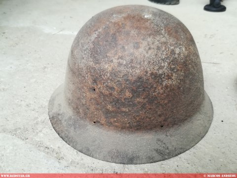 На фото видим образец шлема после первоначальной обработки © Маркос Андреу