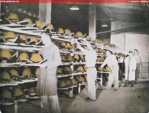 На фотографии показано сушка шлемов (в течении 24 часов) © Маркос Андреу