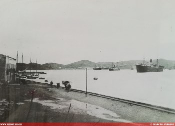 The port of Kea at that time © Marcos Andreou