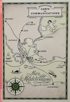 The routes and destinations of the products © Marcos Andreou