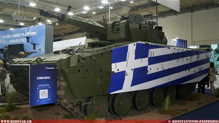 Γερμανική πρόταση ΤΟΜΑ για τον Ελληνικό Στρατό. Στατική έκθεση DEFEA 2025 © Konstantinos Panitsidis