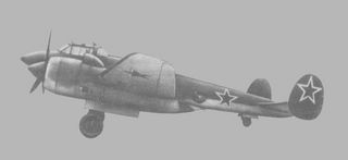 Pe-2M-82 Dive bomber. First flight: 1943