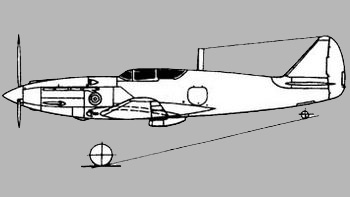 I-221 Καταδιωκτικό μεγάλου ύψους - αναχαιτιστικό. Πρώτη πτήση: 1943