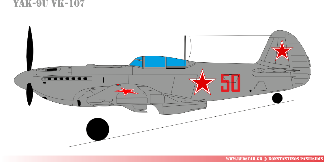 Yak-9U VK-107 Καταδιωκτικό © Konstantinos Panitsidis