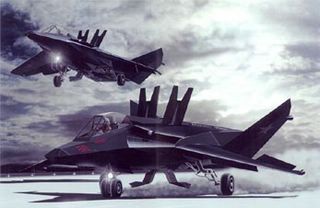 MiG-41 Foxglove (MiG-37) Stealth aircraft © Jozef Gatial MiG-41 Foxglove (MiG-37) Stealth aircraft © Jozef Gatial