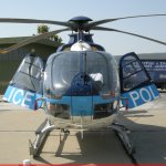 A Hellenic Police Eurocopter EC-135T1 CPDS (witt registration SX-HPE) at Archangel 2008 air show.