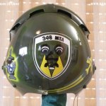 Helmet Art "S"-Airbrush 348 Tactical reconnaissance squadron.