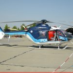 A Hellenic Police Eurocopter EC-135T1 CPDS (witt registration SX-HPE) at Archangel 2008 air show.