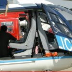 A Hellenic Police Eurocopter EC-135T1 CPDS (witt registration SX-HPE) at Archangel 2008 air show.