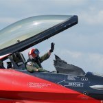 F-16AM Solo Display. Королевские ВВС Дании.