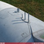 MiG-23 Flogger Fighter aircraft. Central Air Force Museum Monino, Russia.