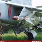 MiG-23 Flogger Fighter aircraft. Central Air Force Museum Monino, Russia.