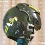 Helmet Art "S"-Airbrush 348 Tactical reconnaissance squadron.