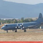 P-3B Orion “744” (αεροσκάφος ενδιάμεσης λύσης) του προγράμματος αναβάθμισης μέσης ζωής (MLU), του Π.Ν., AFW 2019 / P-3B Orion “744” (Middle life upgrade), of the upgrade program (MLU), Hellenic Navy, AFW 2019 / Модернизированный самолет P-3B Orion “744” до версии MLU (Самолет промежуточного решения), ВМС Греции.