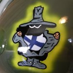 Helmet Art "S"-Airbrush 348 Tactical reconnaissance squadron.